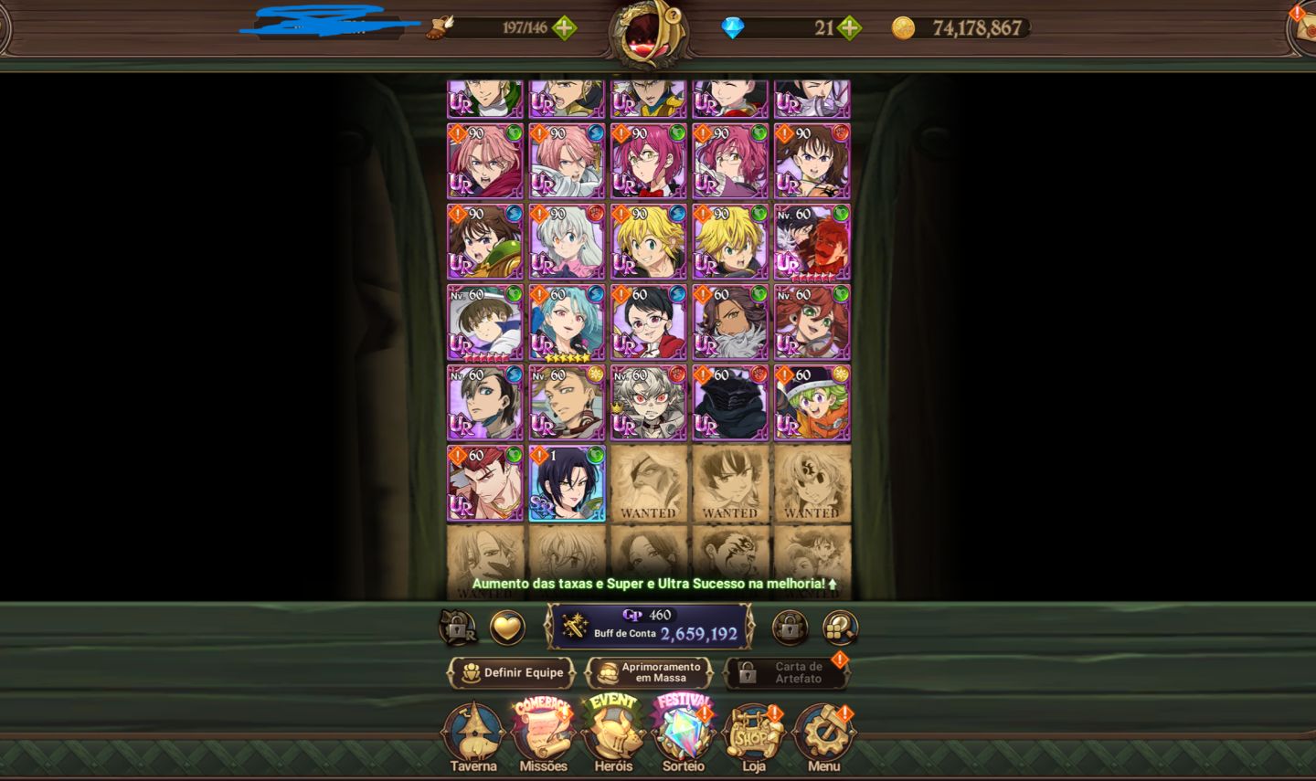 CONTA 7DS GRAND CROSS - COLAB GACHIAKUTA COMPLETA