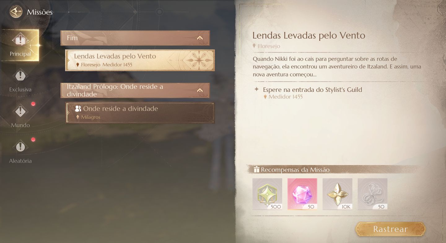 Conta: Infinity Nikki (conta inicial com bastante recurso a se coletar)