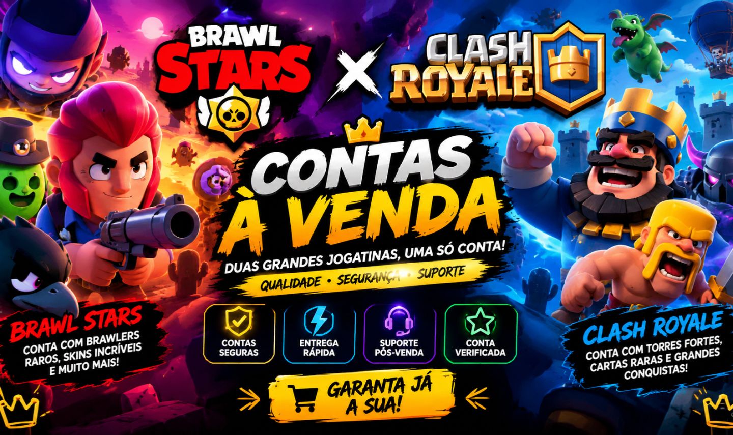 Conta de brawl(55k) e Clash(9830)
