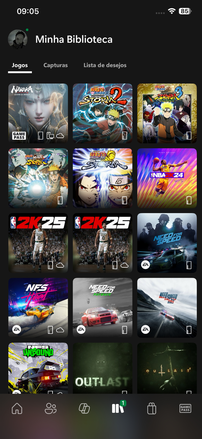 Conta Xbox premium 190 jogos