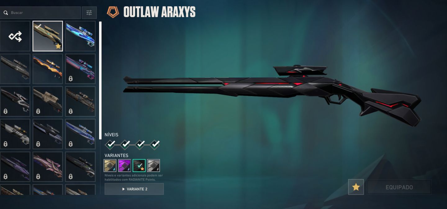 Conta com skins rarissimas que não voltam mais e pacote champions 2024 completo
