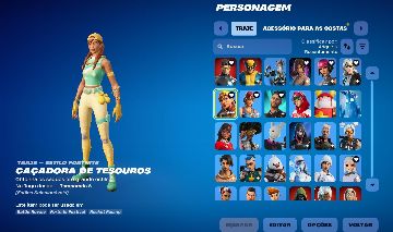 Conta fortnite rara skins temporada stark e Neymar