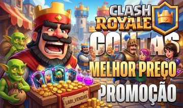 CONTAS DE CLASH ROYALE (brawl stars/brinde)