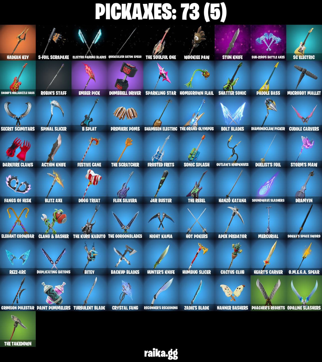 CONTA FORTNITE COM 25 SKINS SOLID SNAKE/SUPERMAN/NISHA/ZIGGY/ROBIN/OSCAR/HOPE