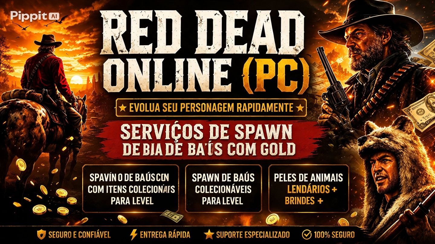 [RED DEAD 2 ONLINE](PC) EM SESSÃO SPAWN DE BAÚS COM GOLD , DÓLARES E LEVEL