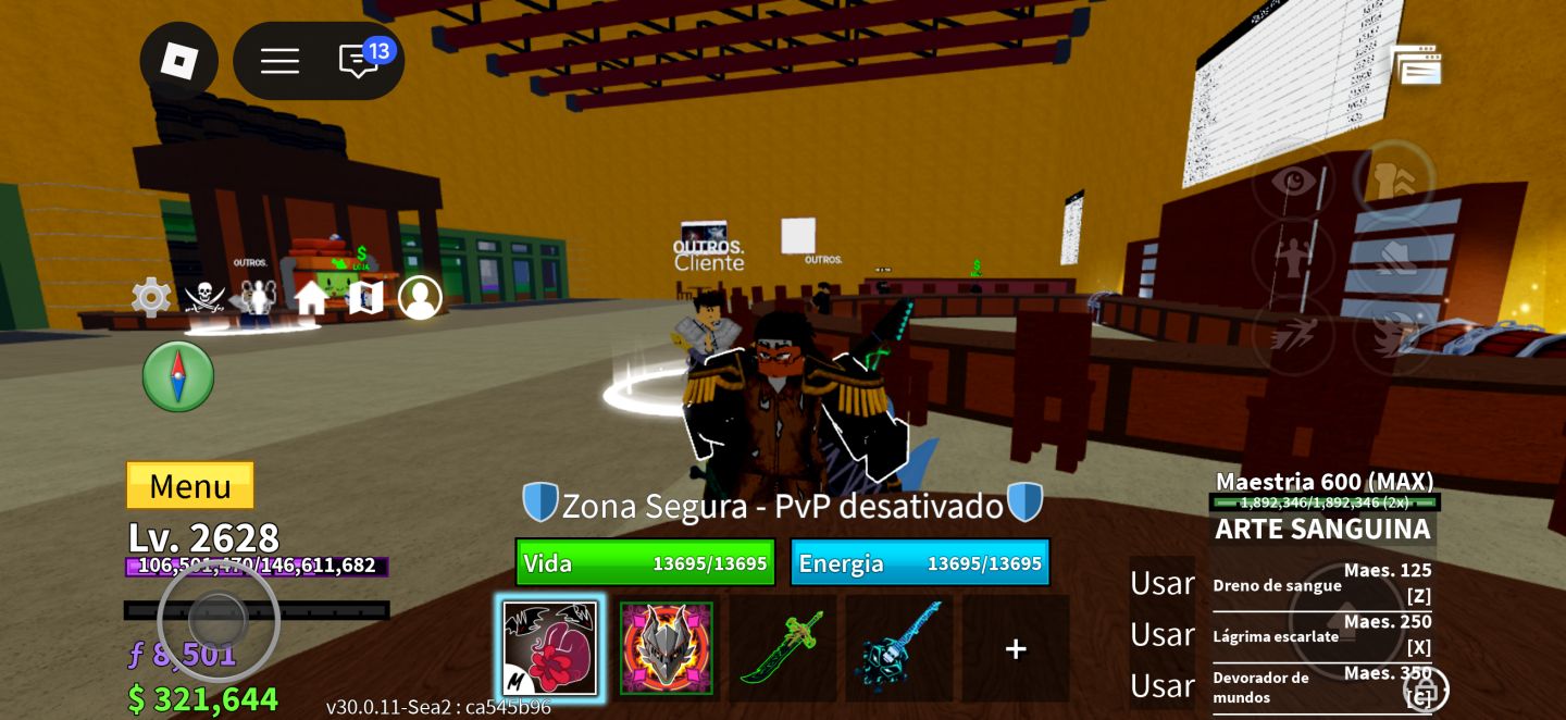 CONTA BLOX FRUITS ANTIGA COM DRAGON PERM e PORTAL PERM!!!