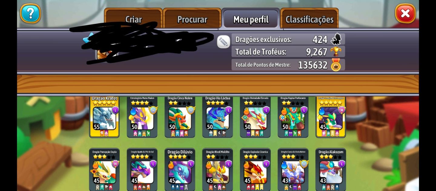Conta f2p de Dragon City com 2 hvips,mvip e lvips