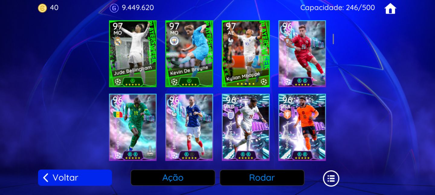 Conta efootboll só Konami Id, pra pegar e subir divisão