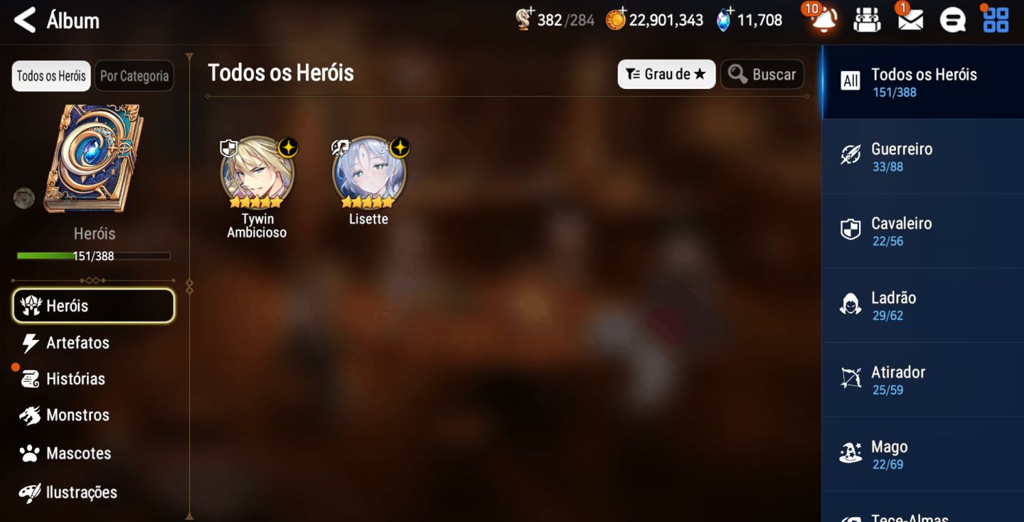 Conta Rank 50 Iniciante LISSETE+HARU/ARTEFATO