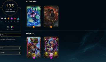 CONTA 100% SEGURA - 193 SKINS - NIVEL 546 - FULL CHAMP - OURO