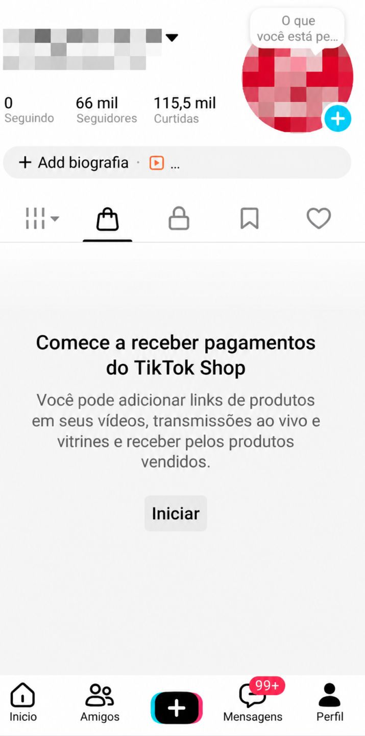 CONTA TIKTOK SHOP ULTRA 66 MIL SEGUIDORES REAIS | 115,5 MIL CURTIDAS