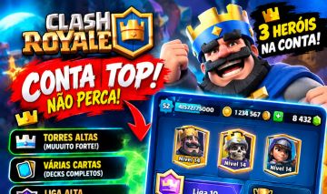 CONTA CLASH ROYALE A VENDA, OPORTUNIDADE ÚNICA!!!!