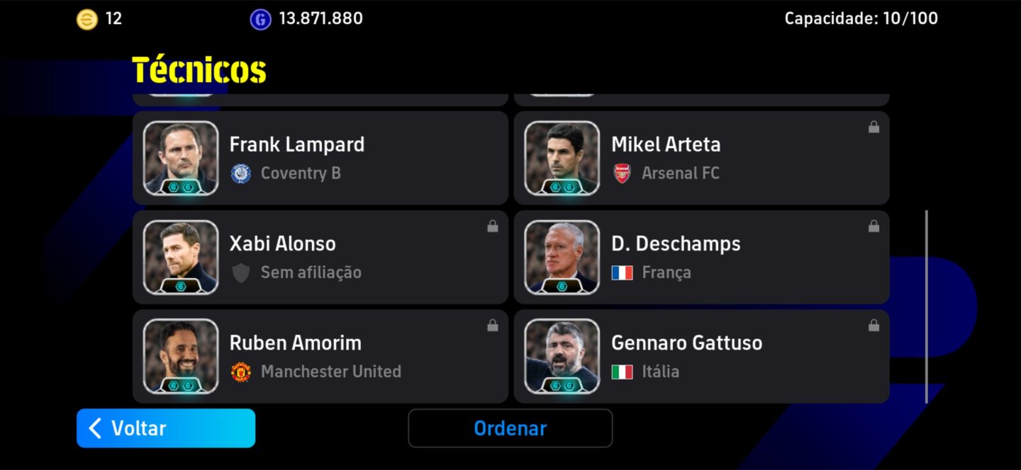 CONTA FULL DE EFOOTBALL