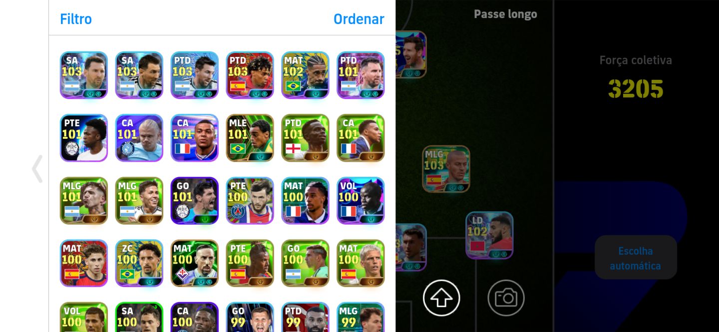 CONTA DE EFOOTBALL 3205 DE FORÇA