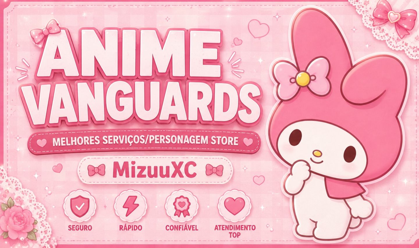 ANIVERSARIO UPDT! | ANIME VANGUARDS SERVIÇOS/PERSONAGEM!! (AV)