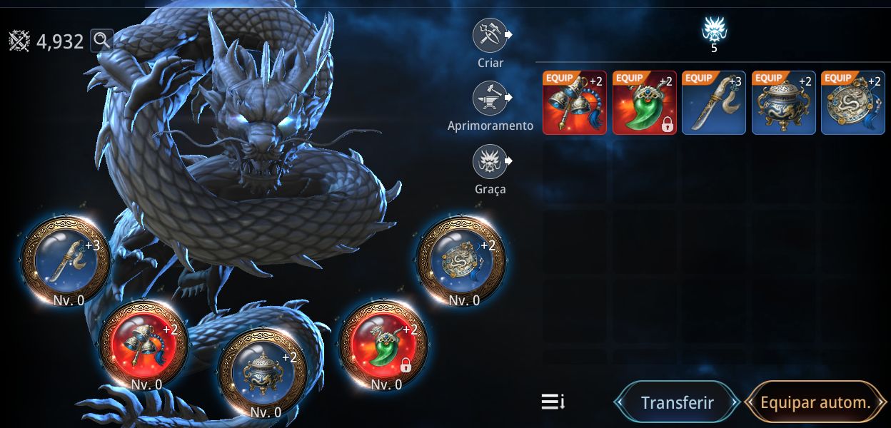 Conta Mir4 Maga LV 124 Elementalista 210k PW 3 Pets lendários