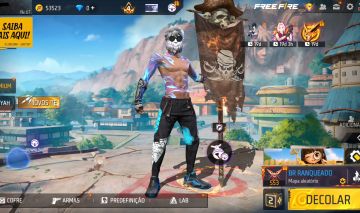 CONTA DE FREE FIRE GEMADA NÍVEL 67 COM ANGELICAL, BARBINHA e FITINHA