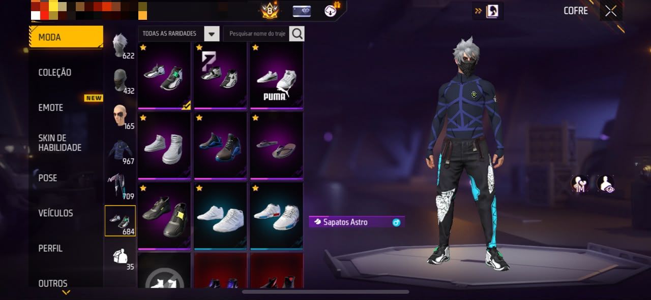 CONTA COM QUASE 1K DE PEITORAL PRIME 8 MUITO GEMADA