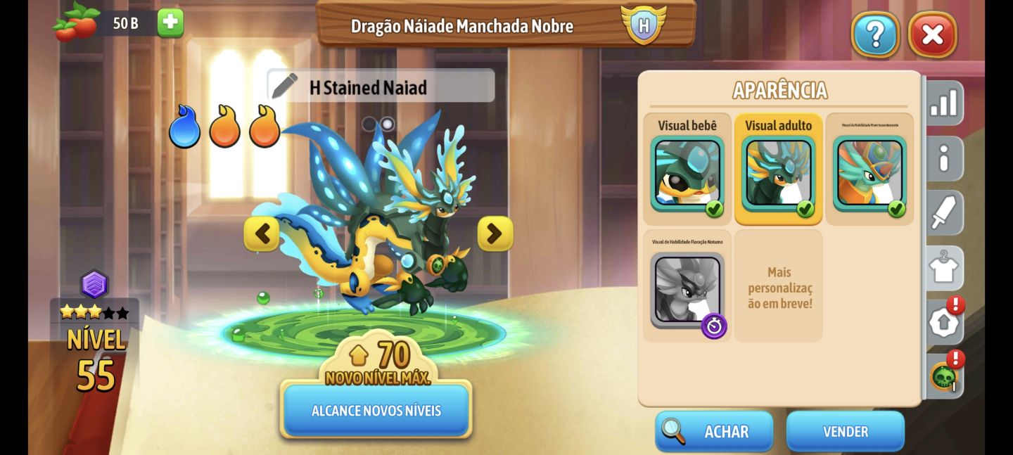 Conta De Dragon City Quase Full Skins