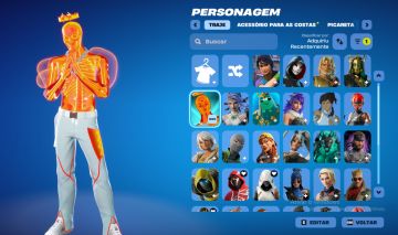 Conta Fortnite 40 skins, 40 picaretas, 39 gestos, tem lambo e mclaren