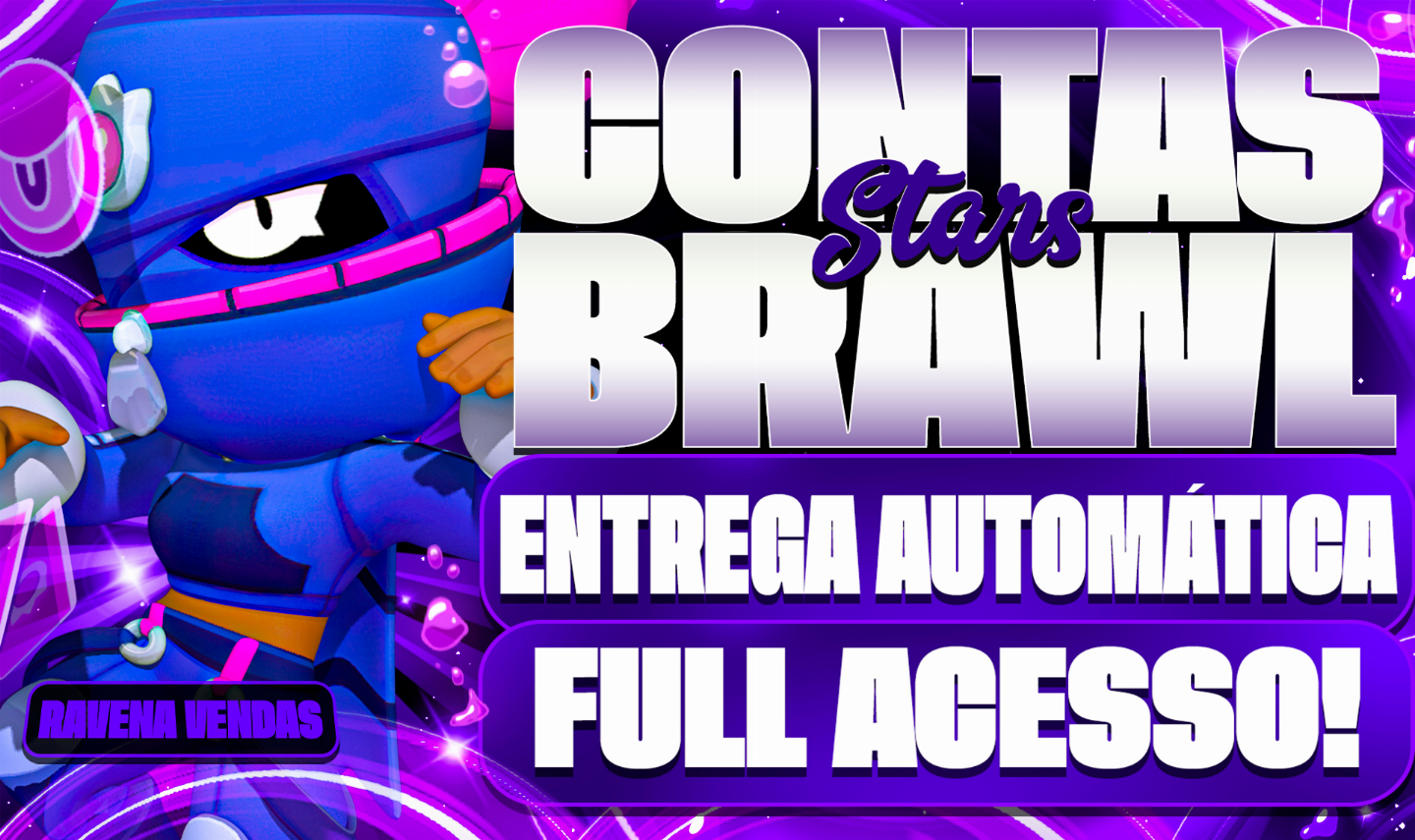CONTAS BRAWL STARS FULL ACESSO | ENTREGA AUTOMÁTICA!(ACESSO PERMANTENTE)