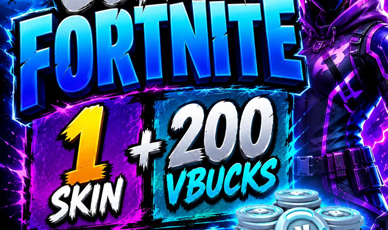 Conta Fortnite + 1 Skin + 200 Vbucks