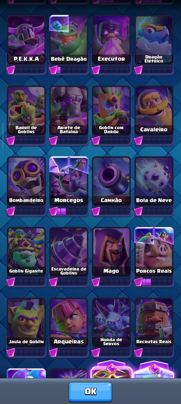 CONTA CLASH ROYALE 10.114 TROFÉUS | LVL 13 |
