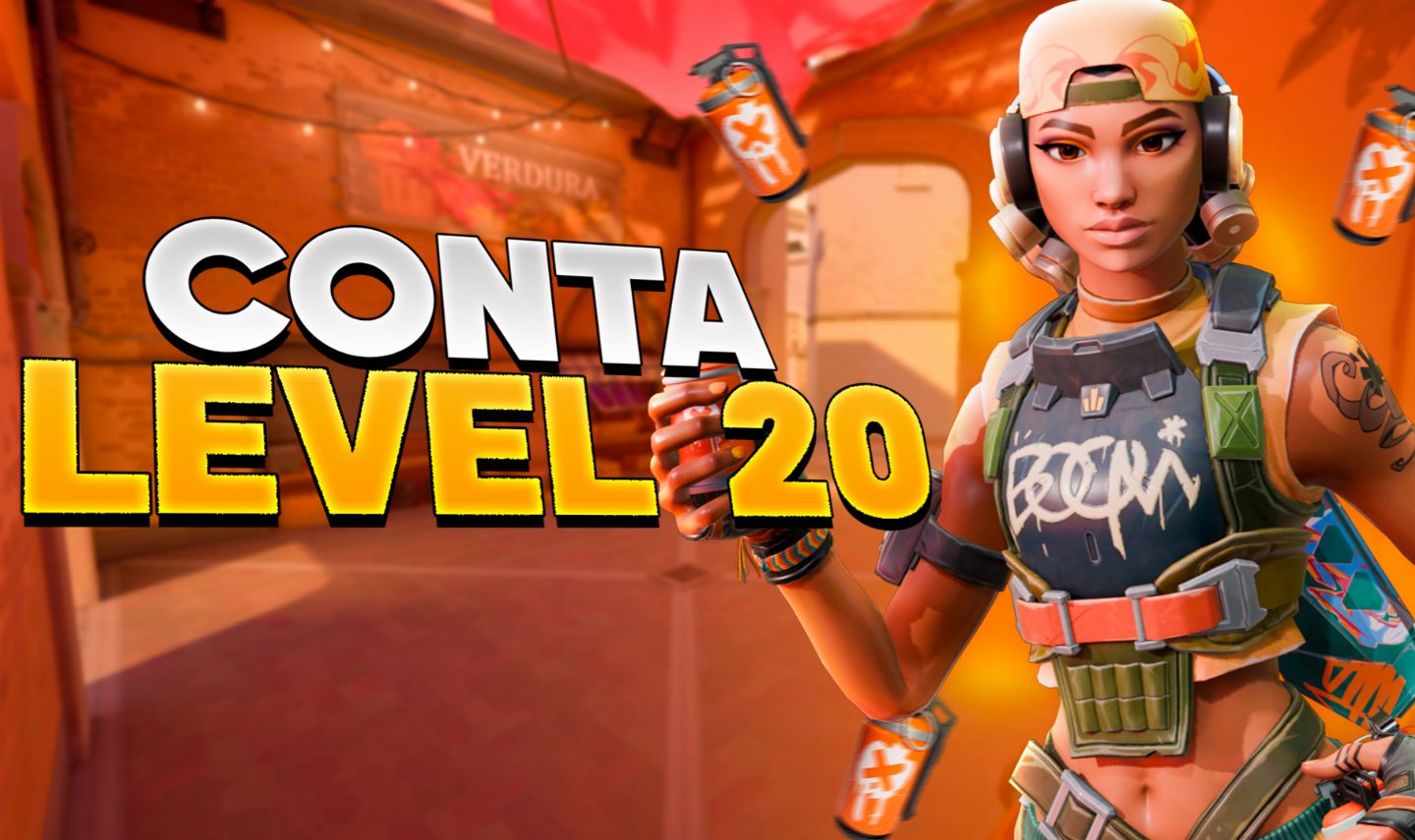 Conta Valorant Smurf lvl 20