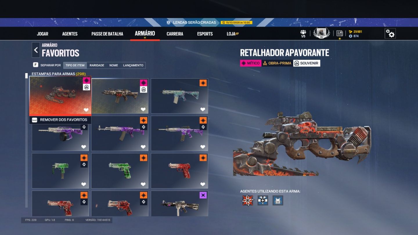 RAINBOW SIX SIEGE CONTA NÍVEL 740 | 65 ELITES | +8.500 ITENS (NEGOCIÁVEL)