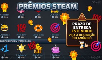 Todos Prêmios steam no Seu Perfil O Mais Barato da GGMAX