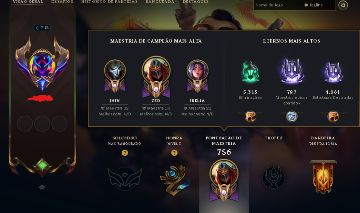 CONTA LOL COM 719 SKINS / CONTA DE 2017 / FULL ACESSO