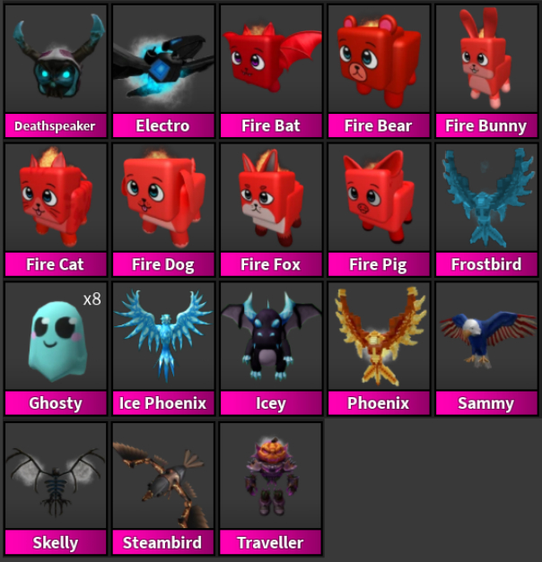 PROMOÇÃO PETS MM2 / CHROMAS / PETS [MELHORES PREÇOS]