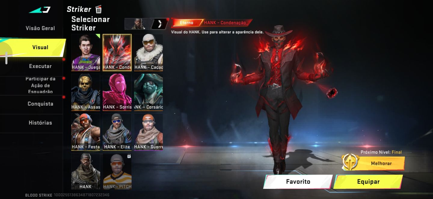 CONTA A VENDA BLOOD STRIKE CONTA COMPLETA GASTEI MAIS DE 20MIL NELA