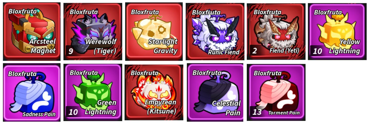 Skins blox fruits