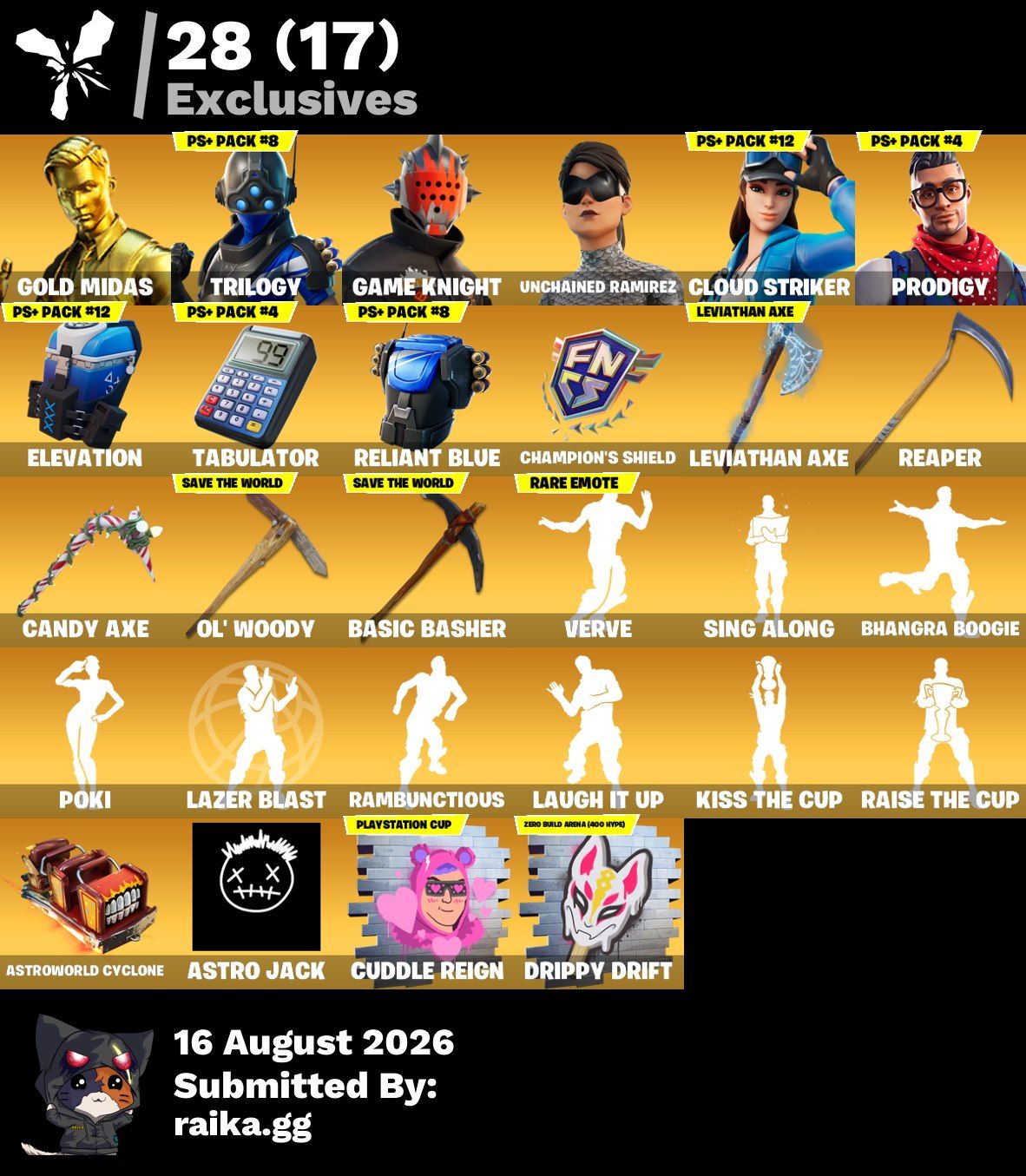 CONTA FORTNITE 237 SKINS | 274 PICARETAS | MUITAS RARIDADES