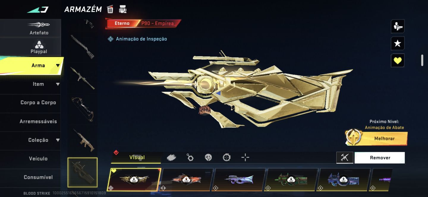 CONTA DE BLOOD COM VÁRIAS ETERNALS A VENDA