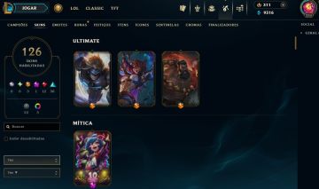 Full Acesso - 126 Skins - 140 Campeões - Level 233 Super Promoção!!!