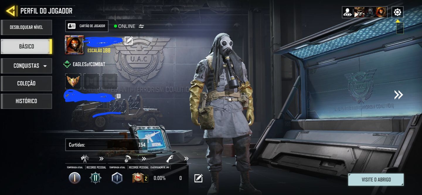Call of Duty Mobile | Nível 188 | Ghost Raros | Reaper | Coleção Épica