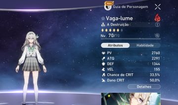 Honkai Star Rail Conta com E2 Firefly e skin.