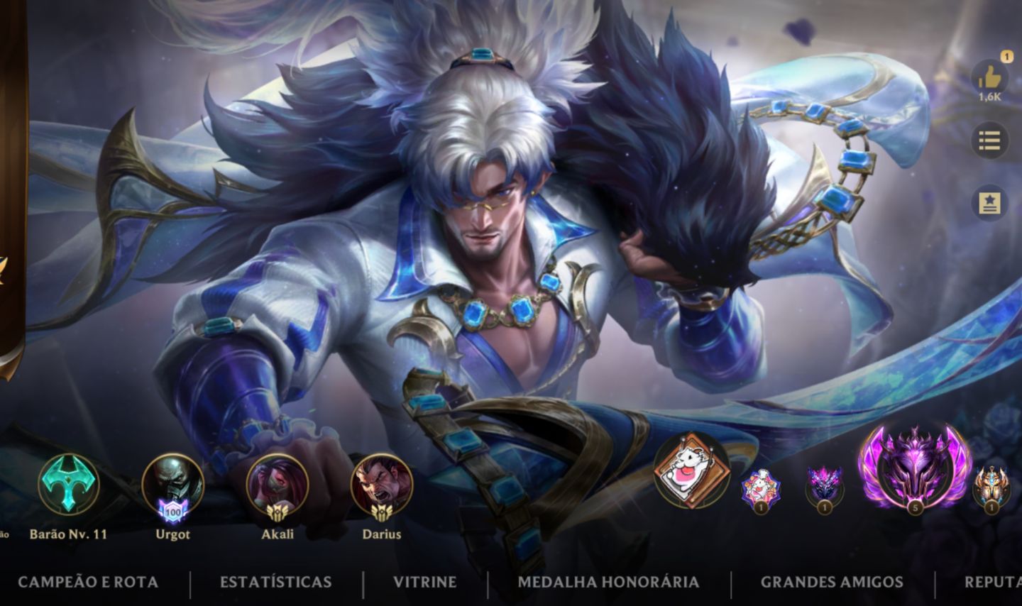 Conta lol wild Rift DESAFIANTE Com várias skins gacha