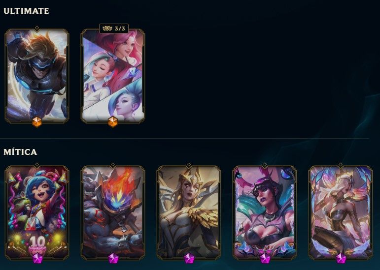 Conta Lol Elo Mestre | 443 Skins(2 Ultimate)| 93K Ea |Todos Champs | Full Acesso