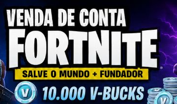 VENDA DE CONTA FORTNITE | SALVE O MUNDO + FUNDADOR + 10.000 VBUCKS