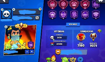 Conta Brawl Stars- Recursos exclusivos/raros- 7 anos de conta- Preço negociável