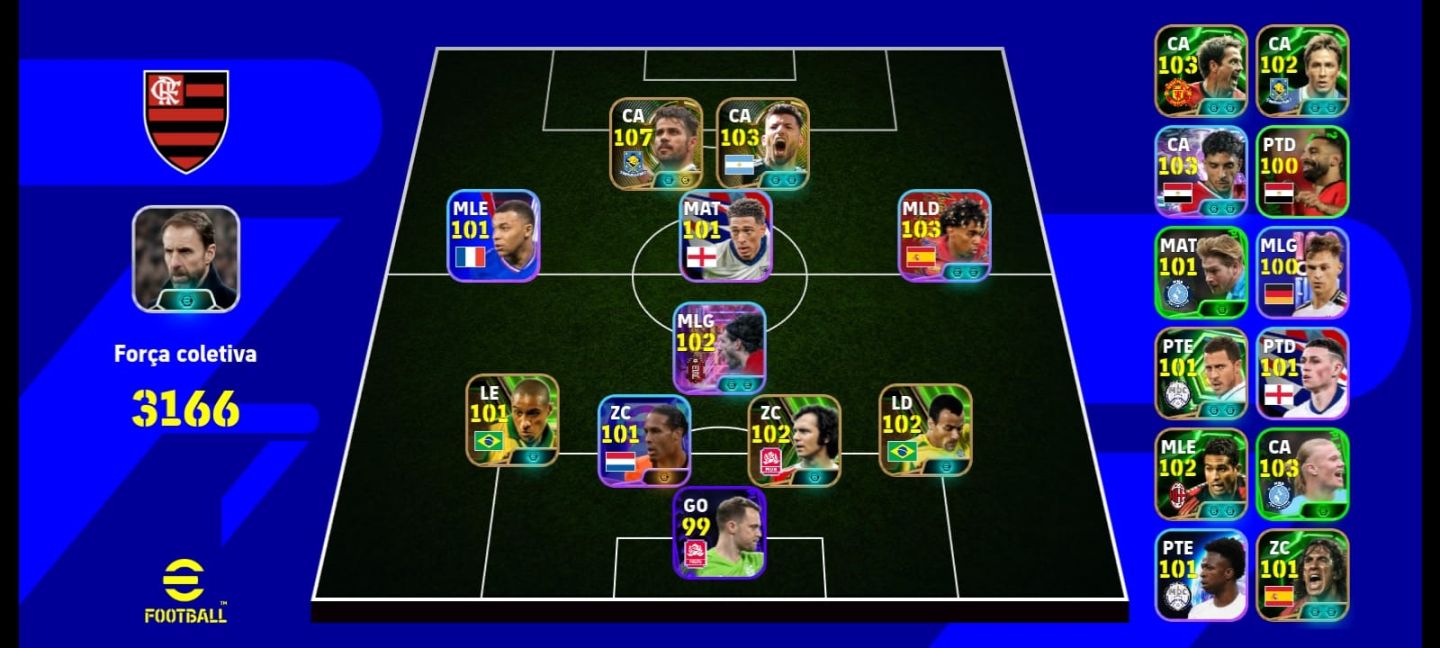 CONTA TOP DE EFOOTBALL!
