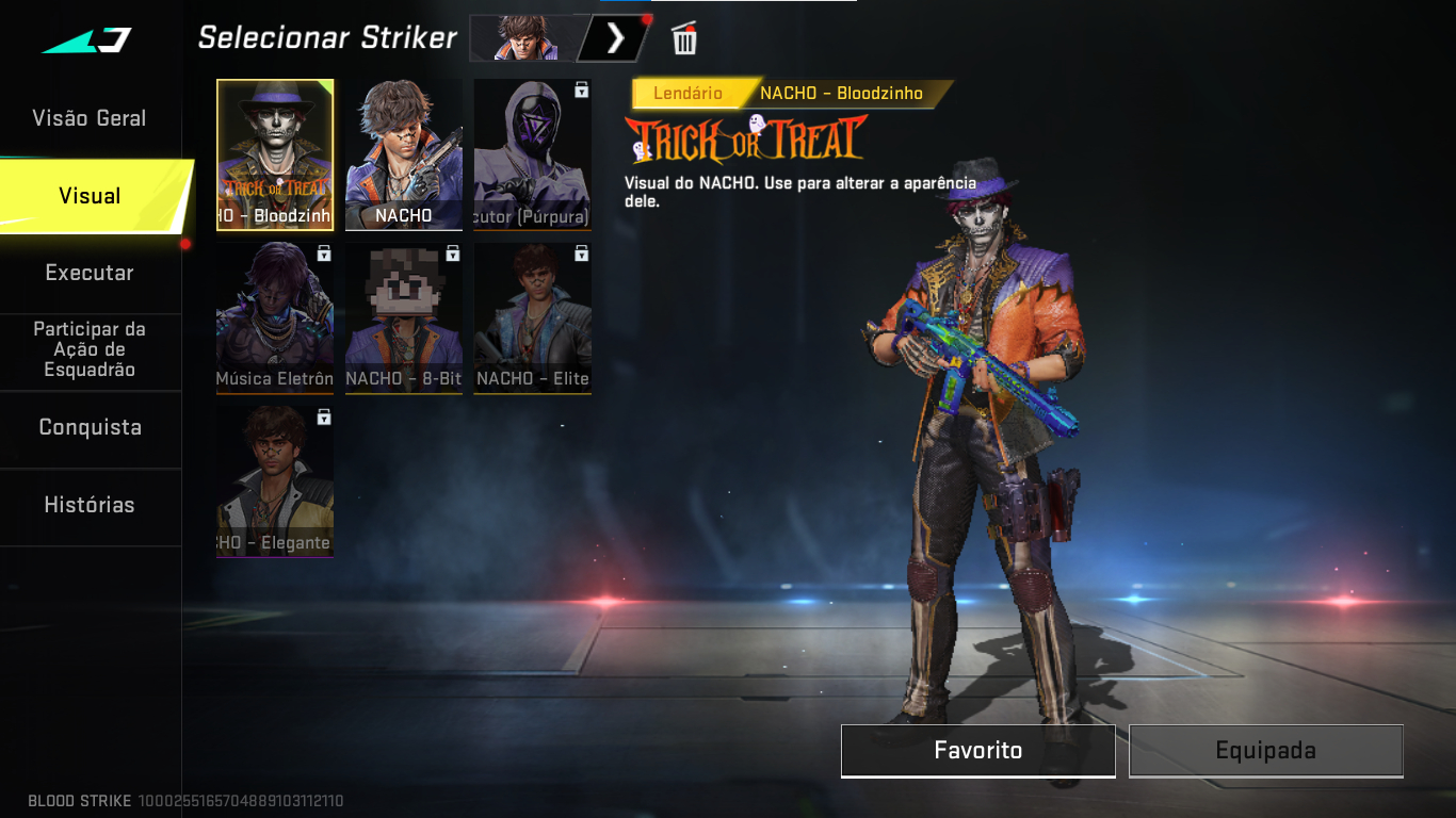 CONTA BLOOD STRIKE SKINS EXCLUSIVAS E LIMITADAS