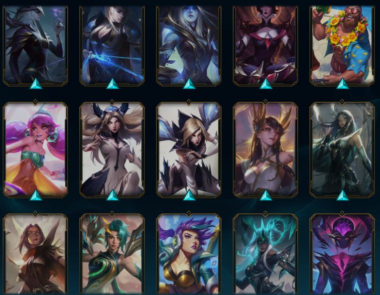 Conta League of Legends-Nível 301-93 Skins-1 Mítica-9 Lendárias-97 Campeões