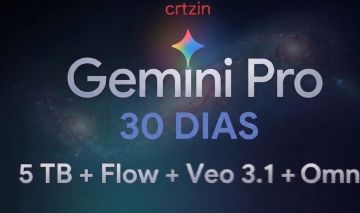 Google Gemini Pro (30 DIAS) + 5TB Nuvem + Flow, Veo 3.1 & Omni