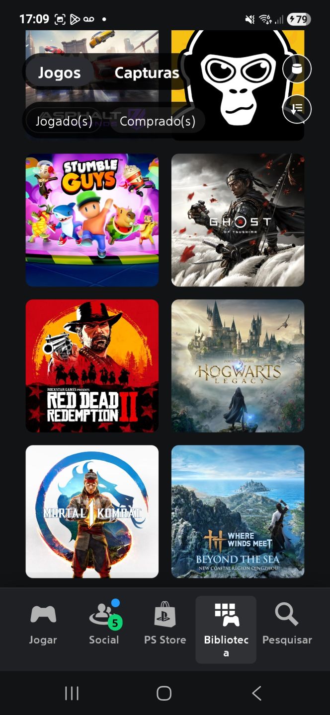 VONTA PLAYSTATION COM DIVERSOS JOGOS E CONTA DE FORTINITE