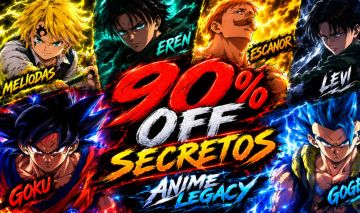 90% OFF SECRETOS ANIME LEGACY