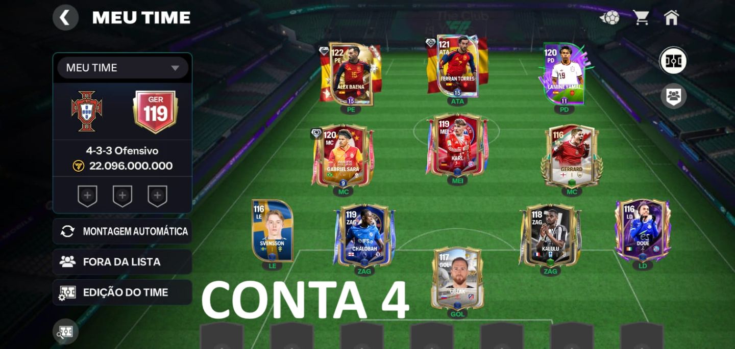 CONTAS DE EA FC BARATAS (FIFA MOBILE) - LOGIN CONTA EA
